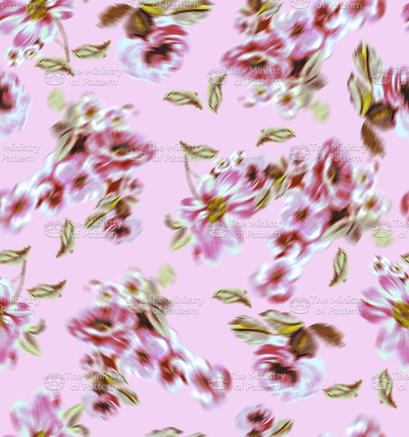 Digital Blurred Floral