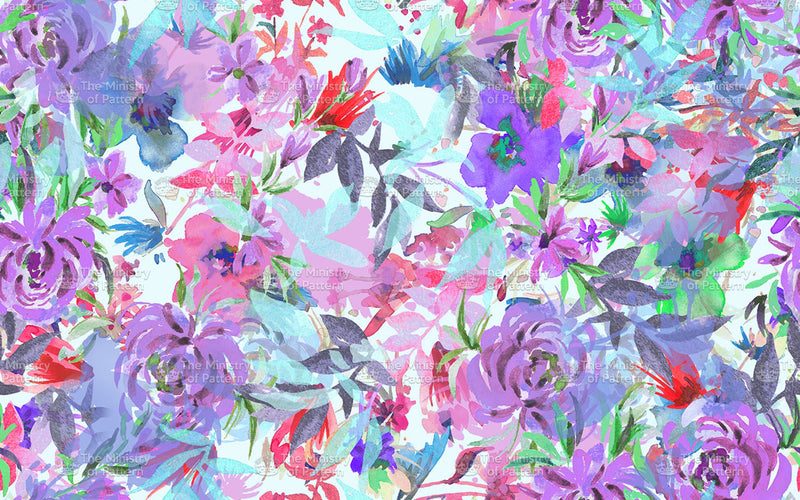 Multicolour Floral Abstract