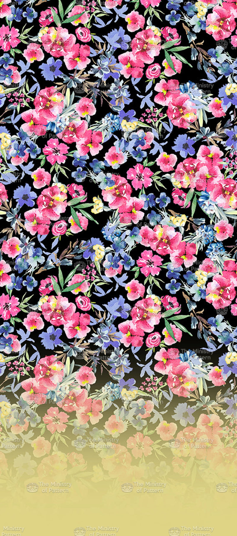 Lush Floral with Border