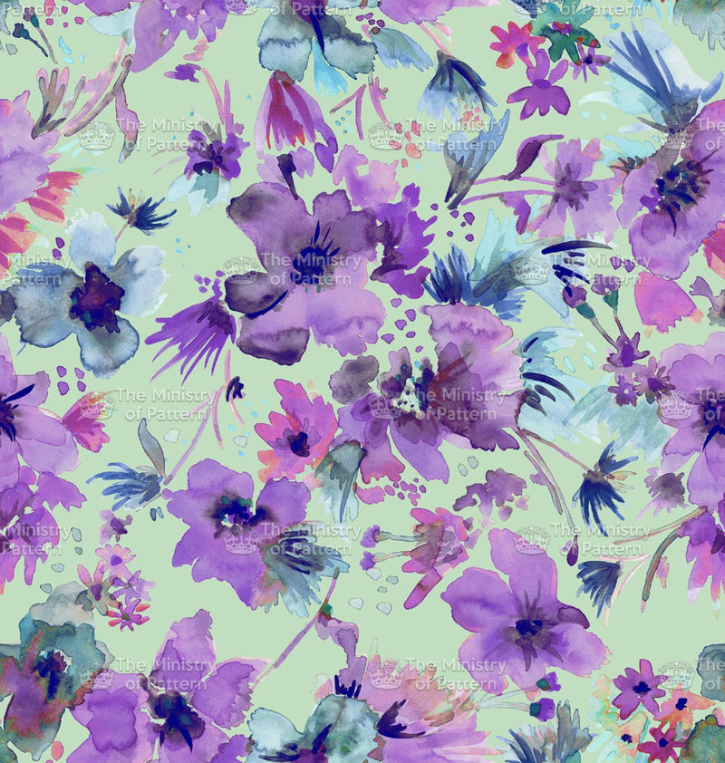 Watercolour Floral - The Ministry Of Pattern - Patternsforlicensing-textilestudio-printdesignstudio-trendinspiration-digitalprintdesign-exclusivepattern-printtrends-patternoftheweek