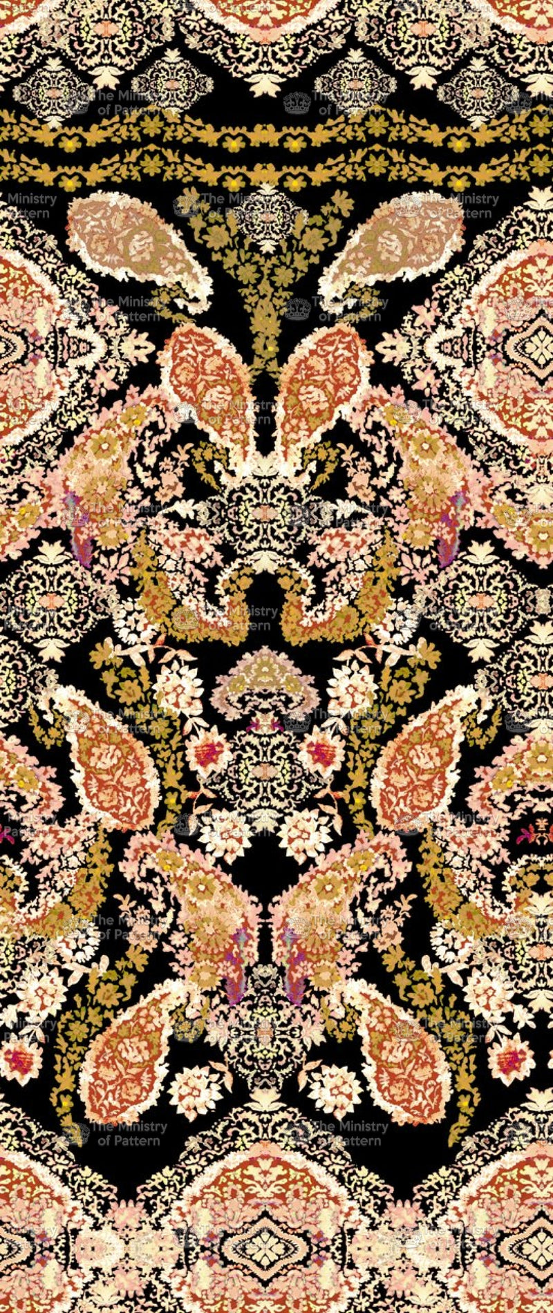 Border Floral Paisley - The Ministry Of Pattern - Patternsforlicensing-textilestudio-printdesignstudio-trendinspiration-digitalprintdesign-exclusivepattern-printtrends-patternoftheweek