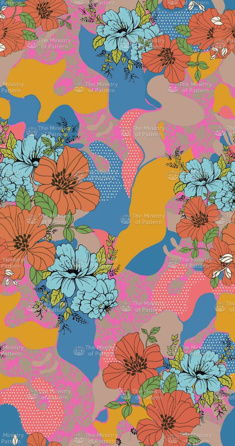 Patch Graphic Floral - The Ministry Of Pattern - Patternsforlicensing-textilestudio-printdesignstudio-trendinspiration-digitalprintdesign-exclusivepattern-printtrends-patternoftheweek