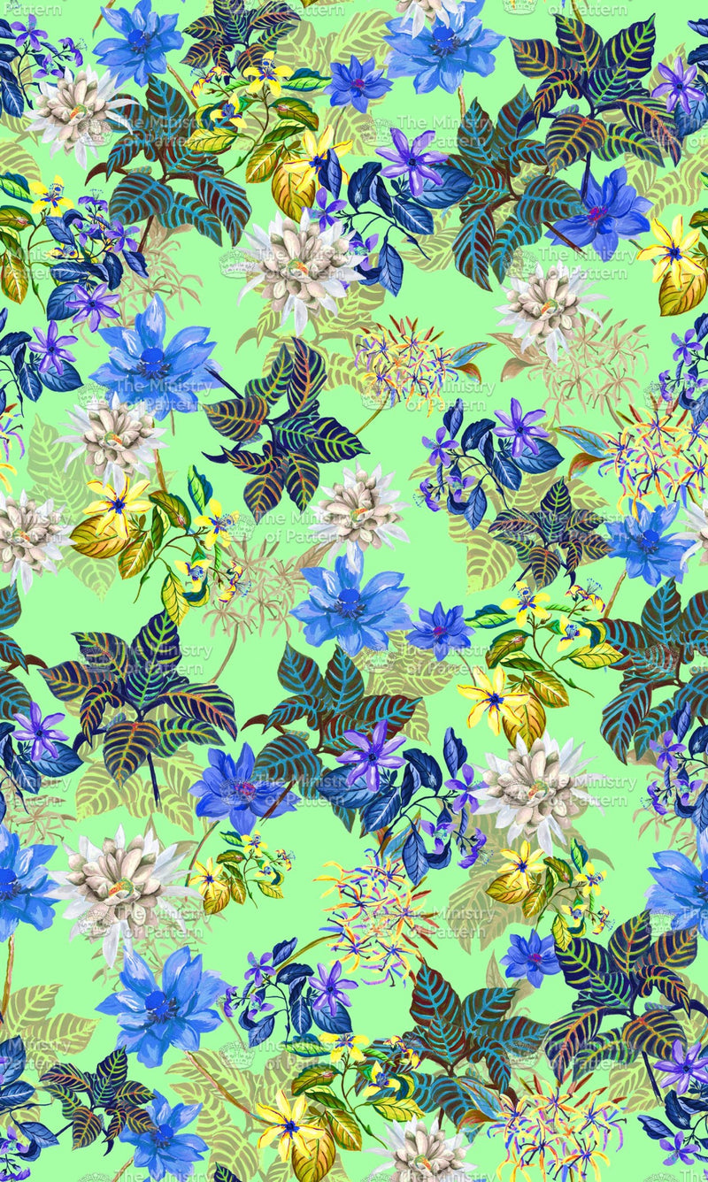 Tropical Floral - The Ministry Of Pattern - Patternsforlicensing-textilestudio-printdesignstudio-trendinspiration-digitalprintdesign-exclusivepattern-printtrends-patternoftheweek