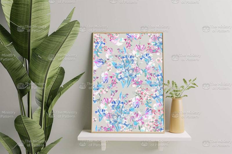 Hand Painted Water Colour Floral