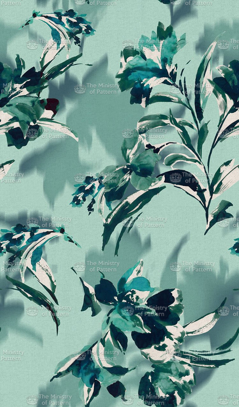 Deconstructed Abstarct Digital Floral