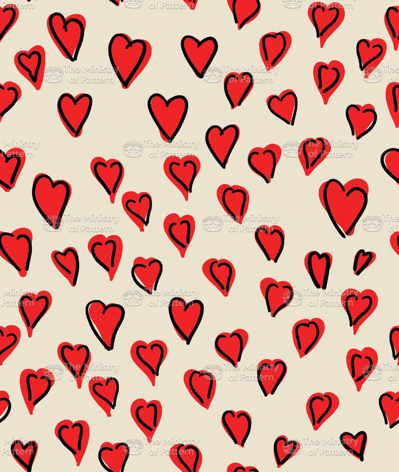Sketched Heart - The Ministry Of Pattern - Patternsforlicensing-textilestudio-printdesignstudio-trendinspiration-digitalprintdesign-exclusivepattern-printtrends-patternoftheweek