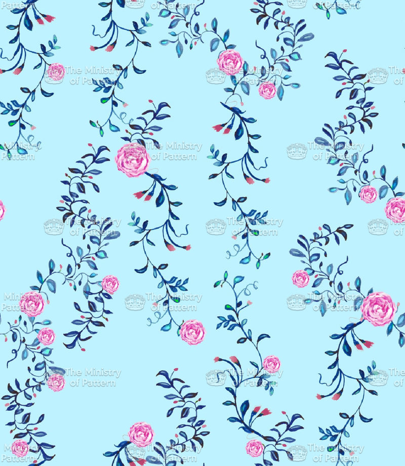 Trailing Romantic Rose - The Ministry Of Pattern - Patternsforlicensing-textilestudio-printdesignstudio-trendinspiration-digitalprintdesign-exclusivepattern-printtrends-patternoftheweek