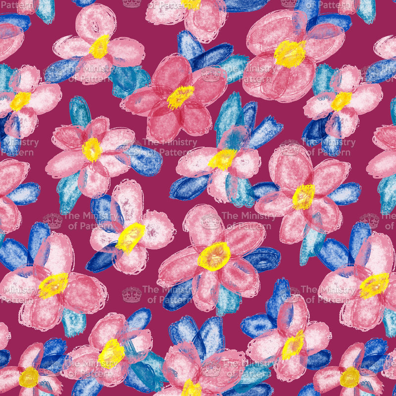 Hand Drawn Pastel Floral - The Ministry Of Pattern - Patternsforlicensing-textilestudio-printdesignstudio-trendinspiration-digitalprintdesign-exclusivepattern-printtrends-patternoftheweek