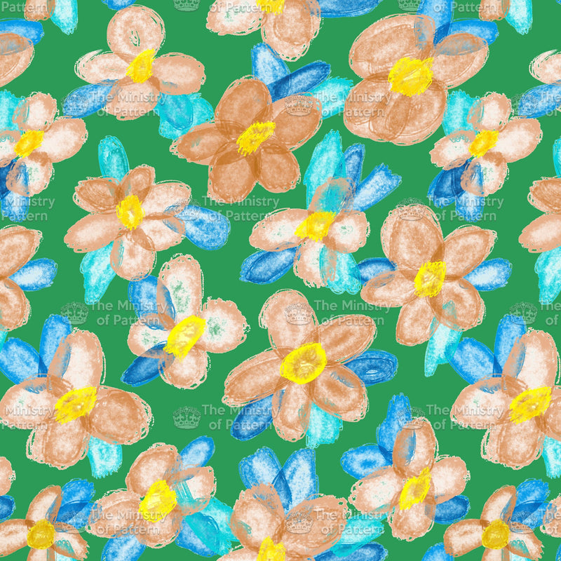 Hand Drawn Pastel Floral - The Ministry Of Pattern - Patternsforlicensing-textilestudio-printdesignstudio-trendinspiration-digitalprintdesign-exclusivepattern-printtrends-patternoftheweek