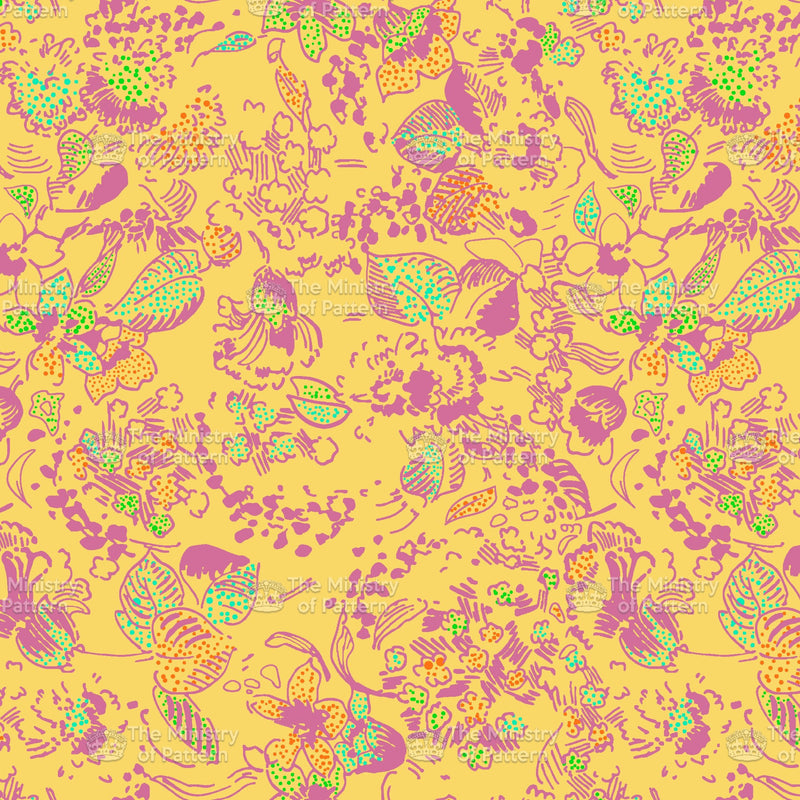 Abstract Sketch Leaf - The Ministry Of Pattern - Patternsforlicensing-textilestudio-printdesignstudio-trendinspiration-digitalprintdesign-exclusivepattern-printtrends-patternoftheweek