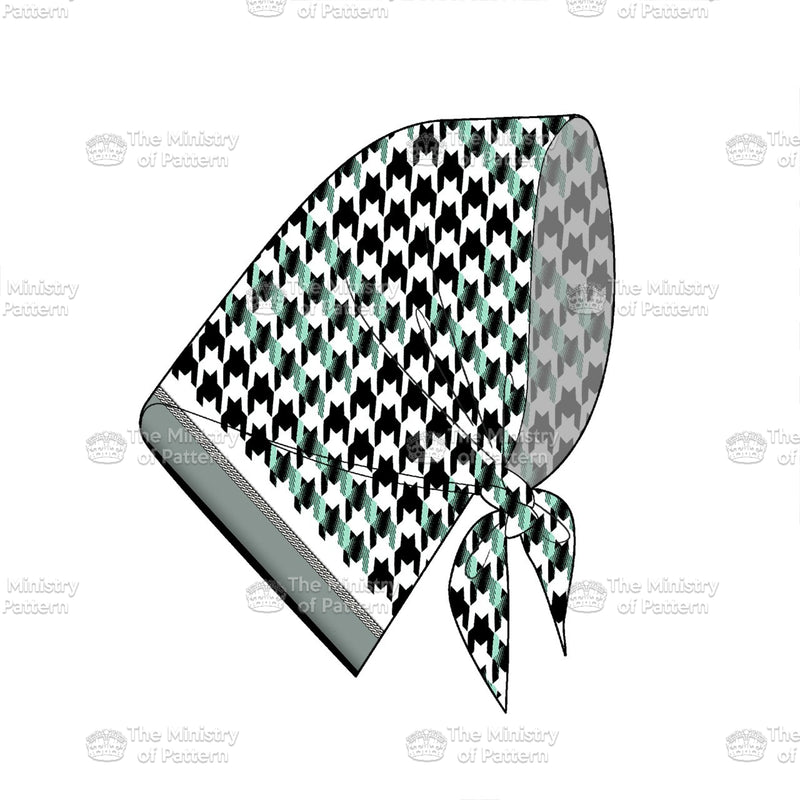 Hounds tooth Geo Scarf Design