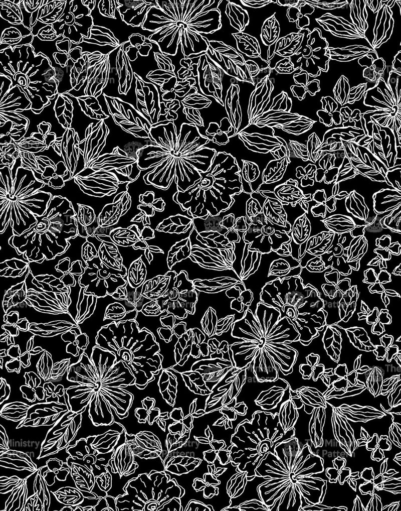 Outlined Floral