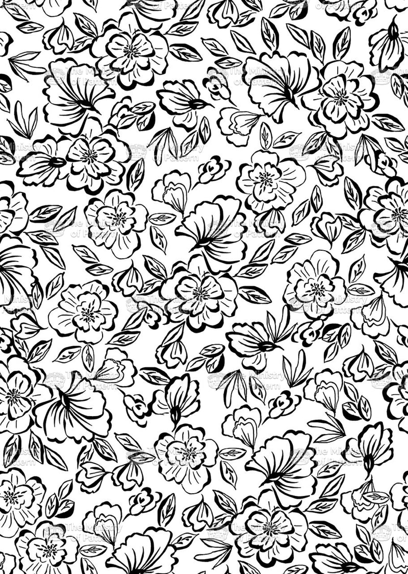 sketched Floral