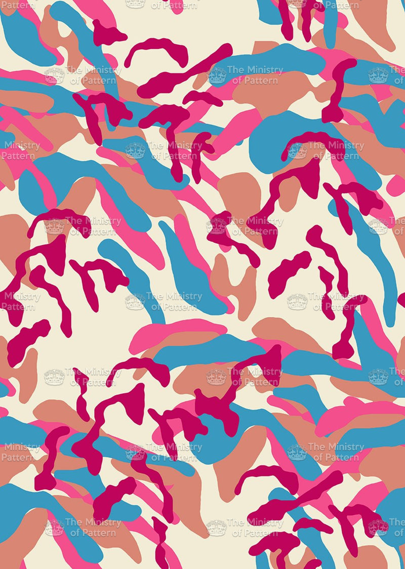 Abstract Artistic Multicolour Animal looking
