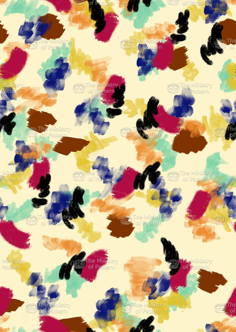 Abstract Blurred Paint brush Camouflage