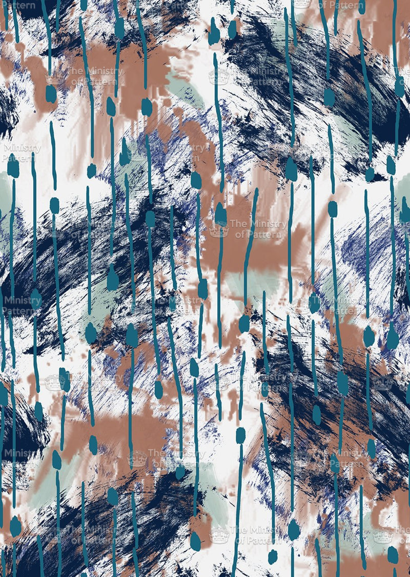 Brushstrokes Distressed Linear Lines