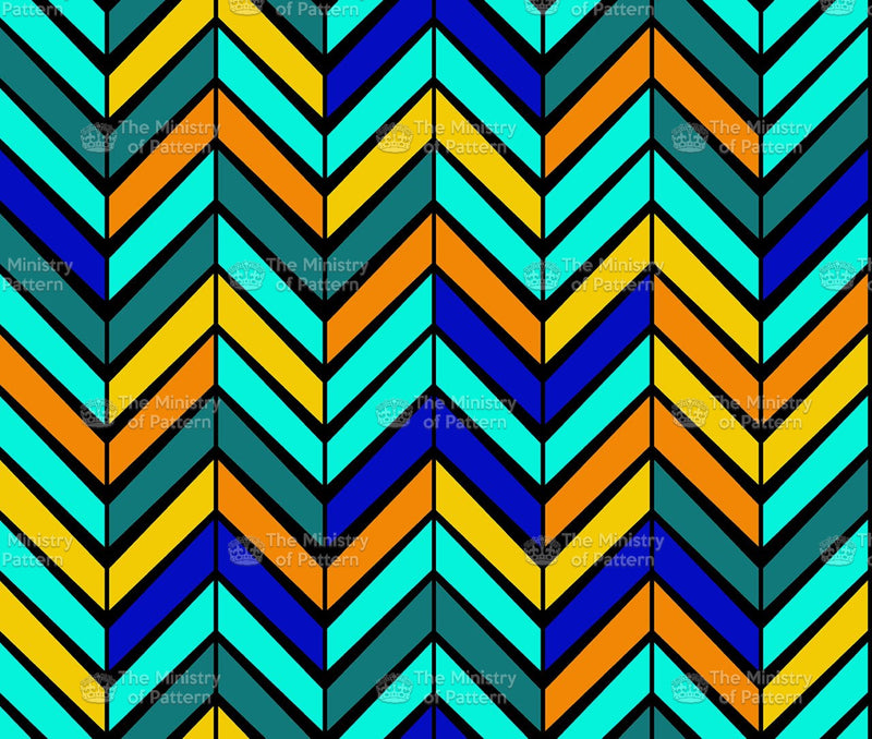 Colour Block Chevron