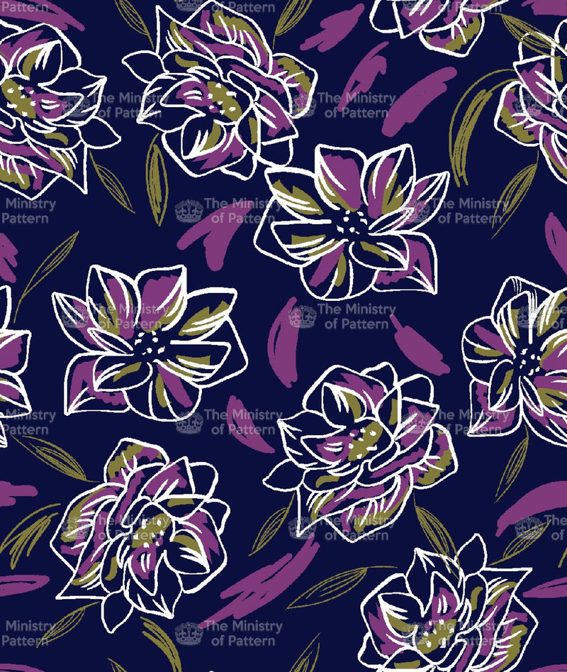 Stylised Abstract  Graphic Floral