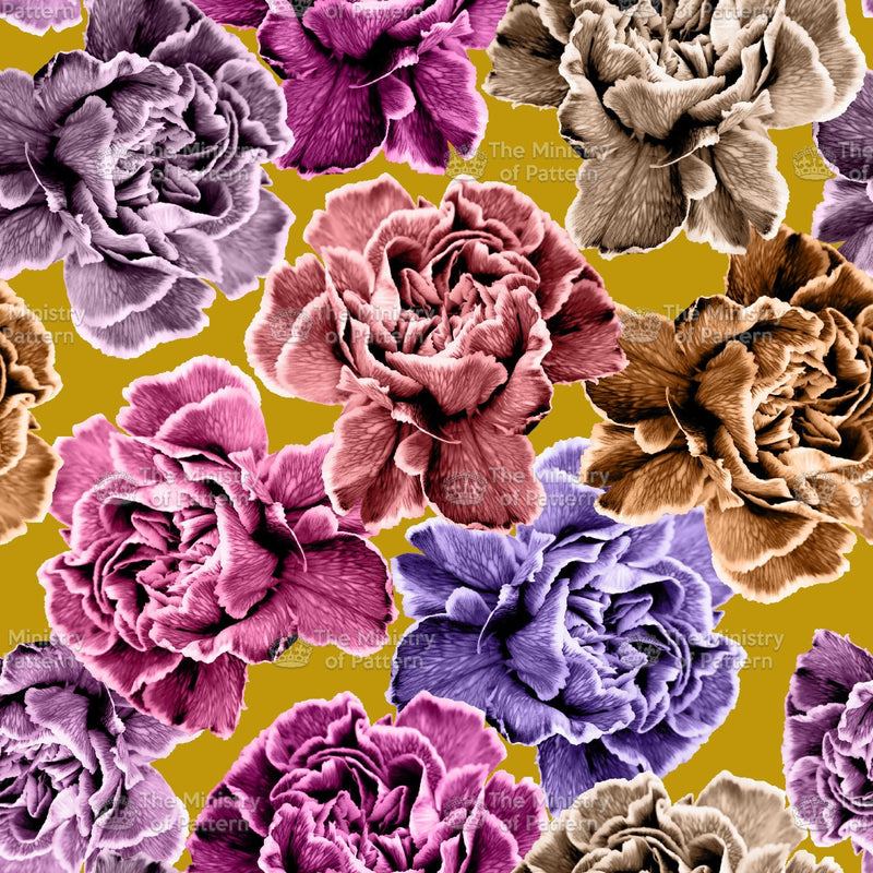 Digital Textured Floral