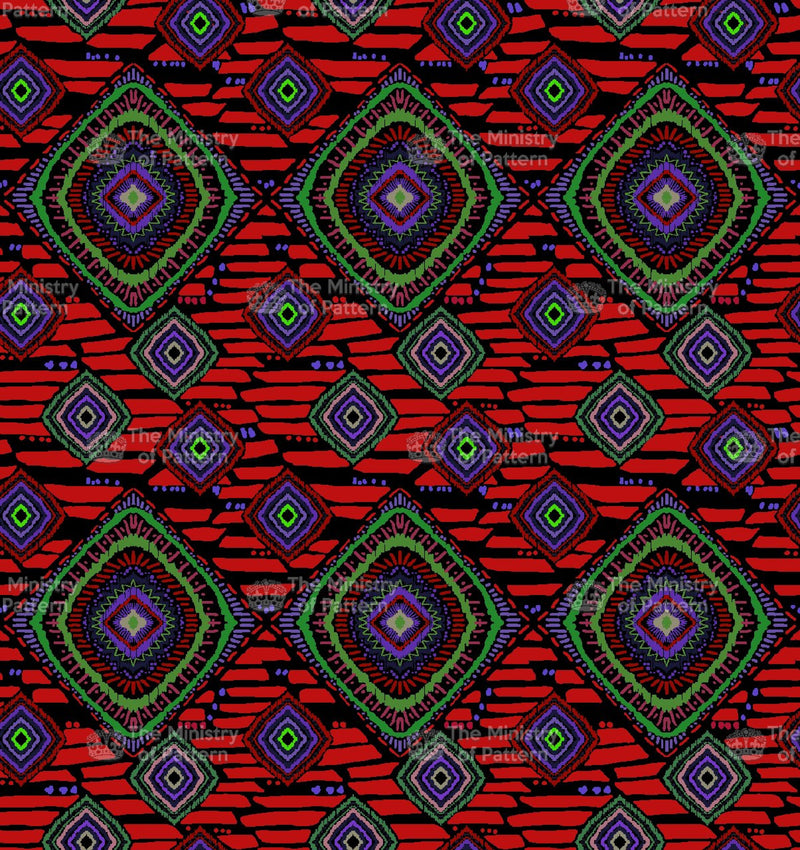 Aztec Inca Embroidered
