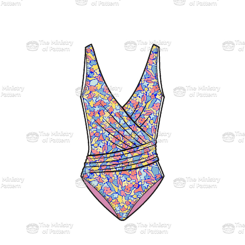 Overlapping Multicolour Floral
