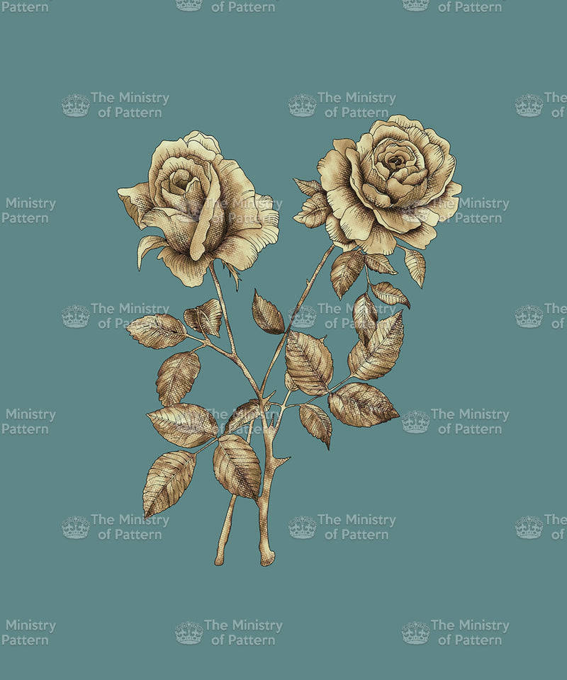 Detailed Rose Placement