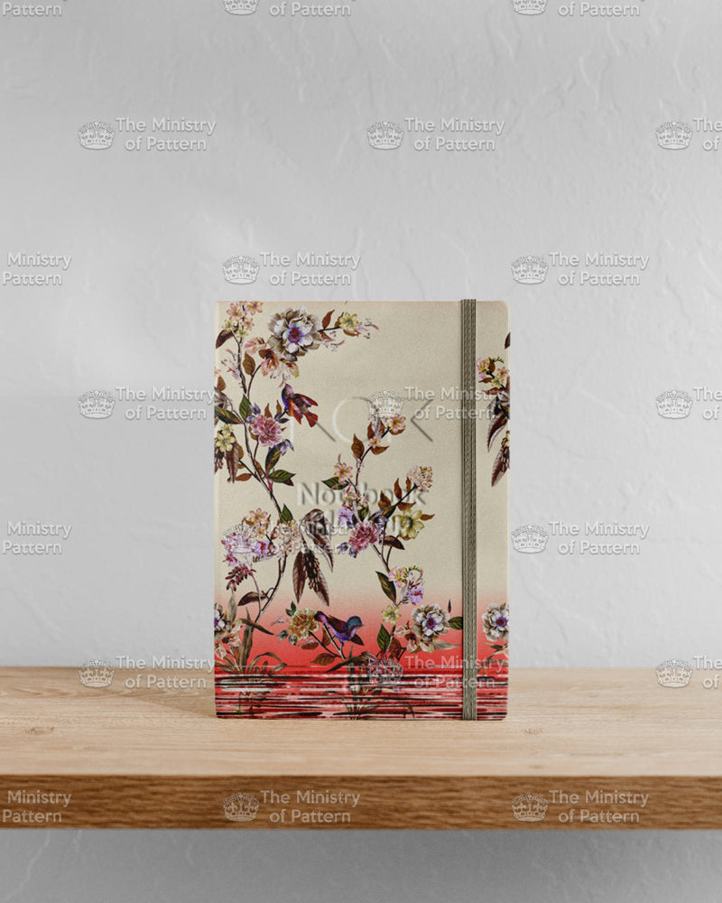 Summer Abstract Lake Panel Floral
