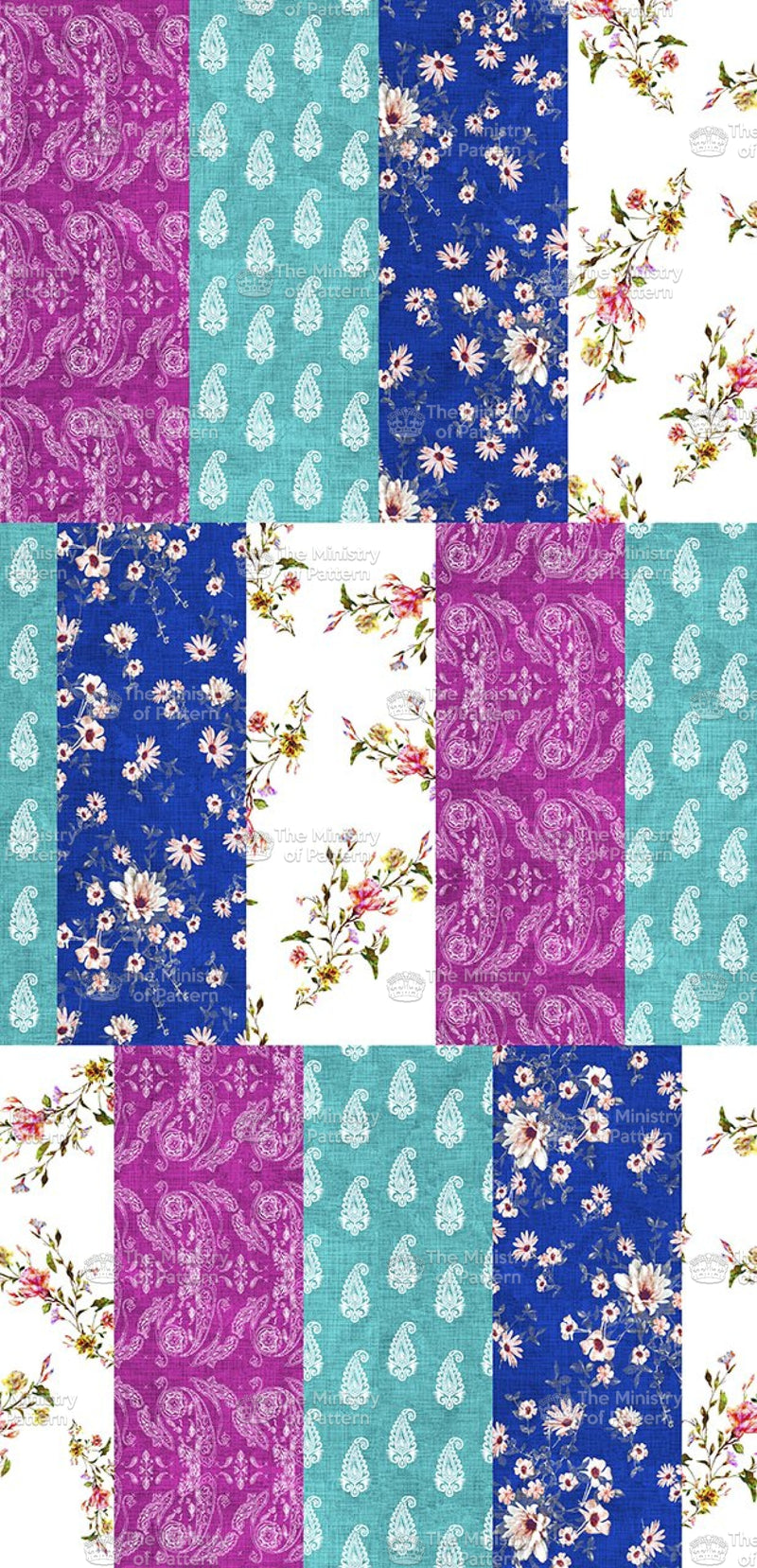 Floral Pasiley Collage