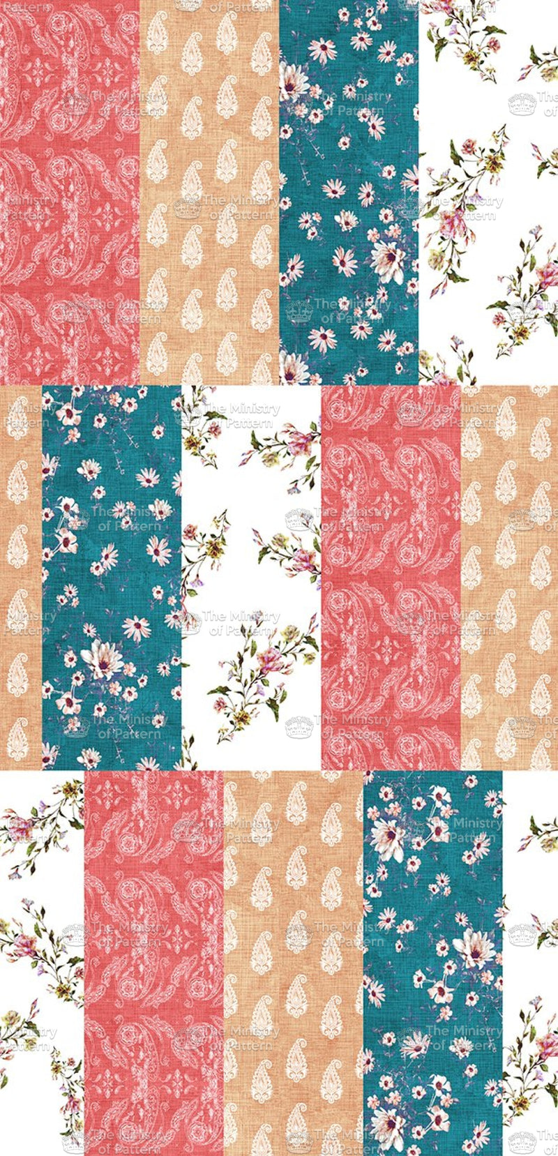 Floral Pasiley Collage