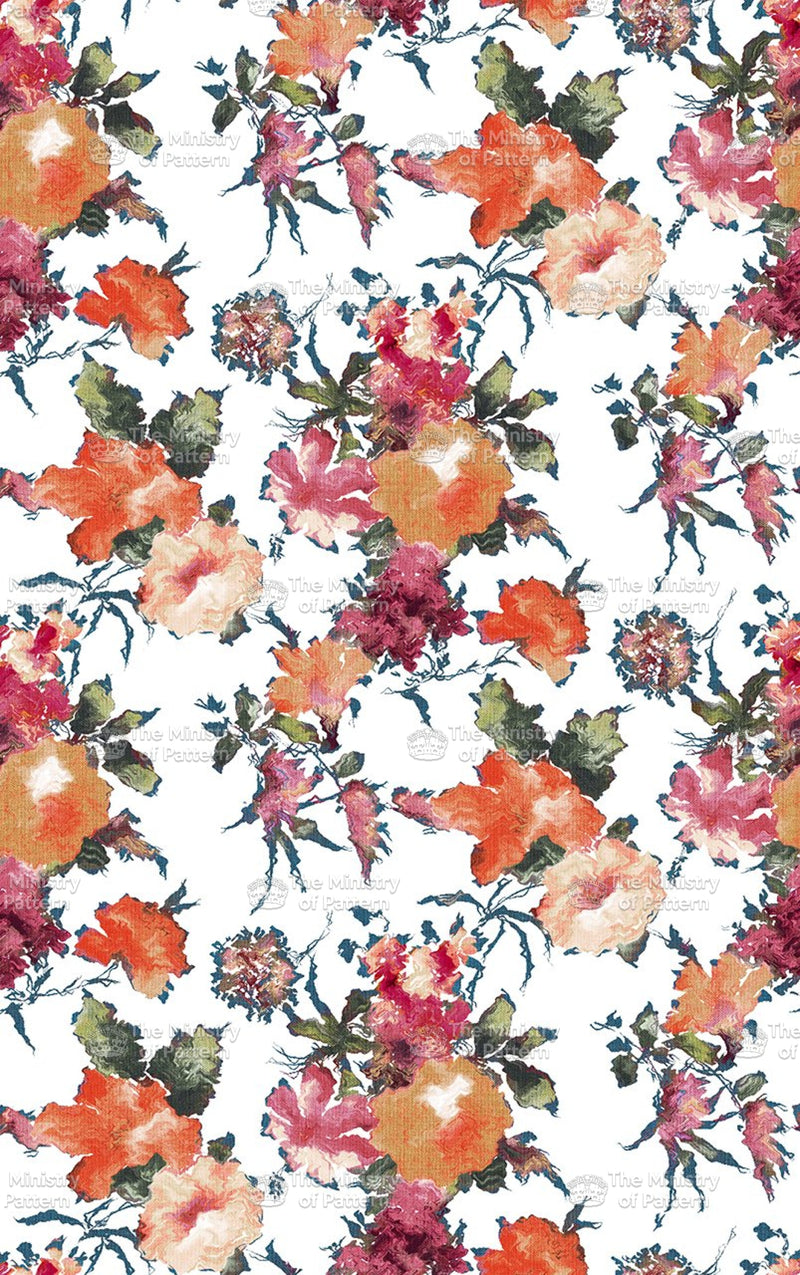 Watercolour Distorted Floral