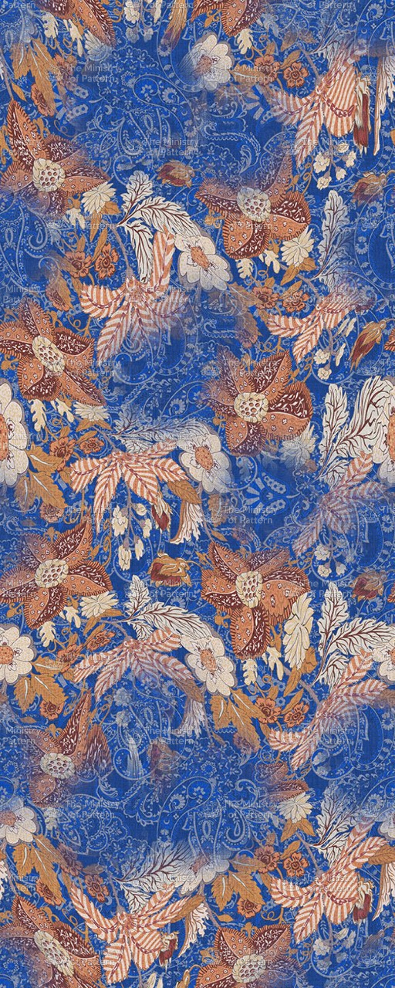 Textured Japanese Paisley Floral