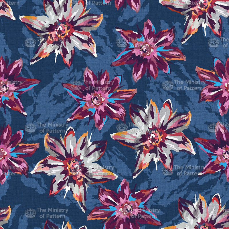 Abstract Textured Floral