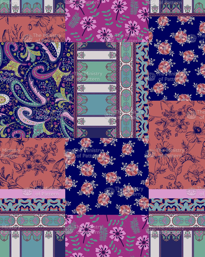 Ditsy Paisley Patchwork