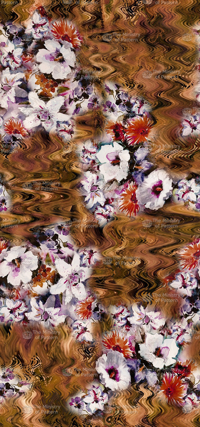 Tropical Abstract Orchid Floral