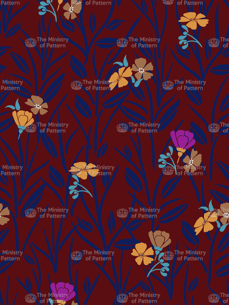Linear Graphic Floral