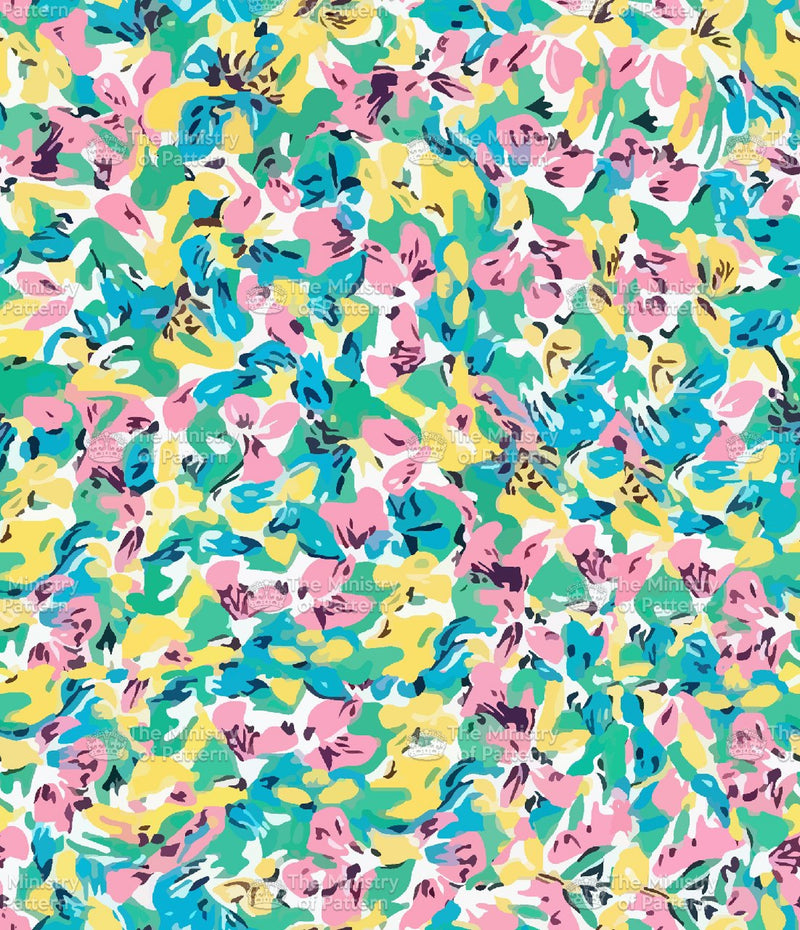 Allover Abstract Floral
