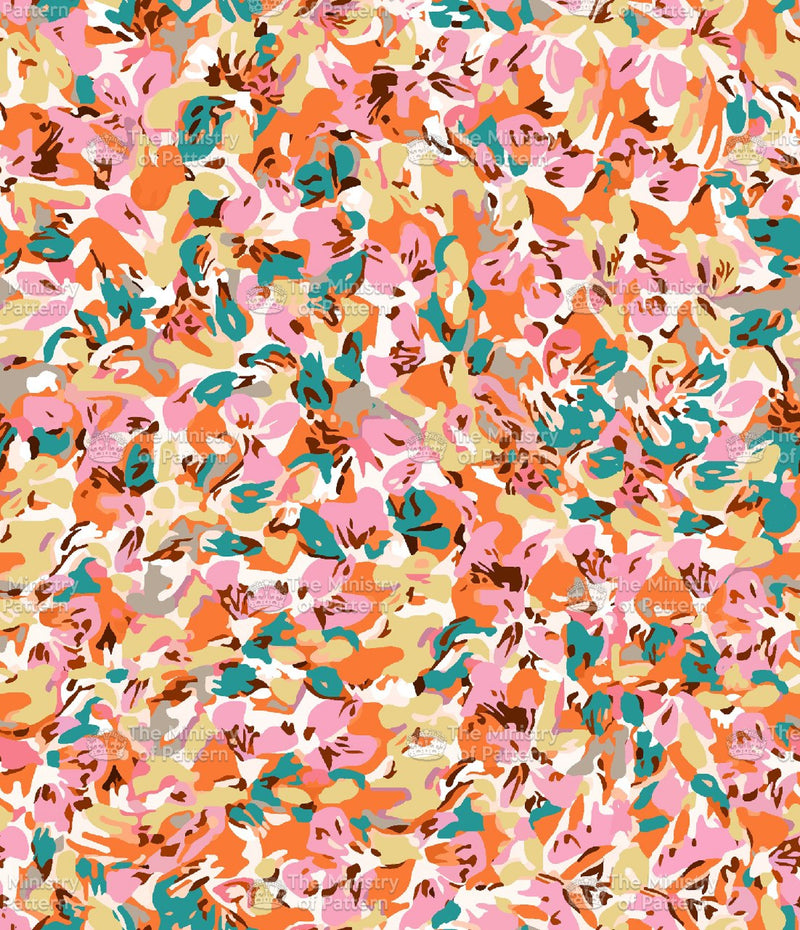 Allover Abstract Floral