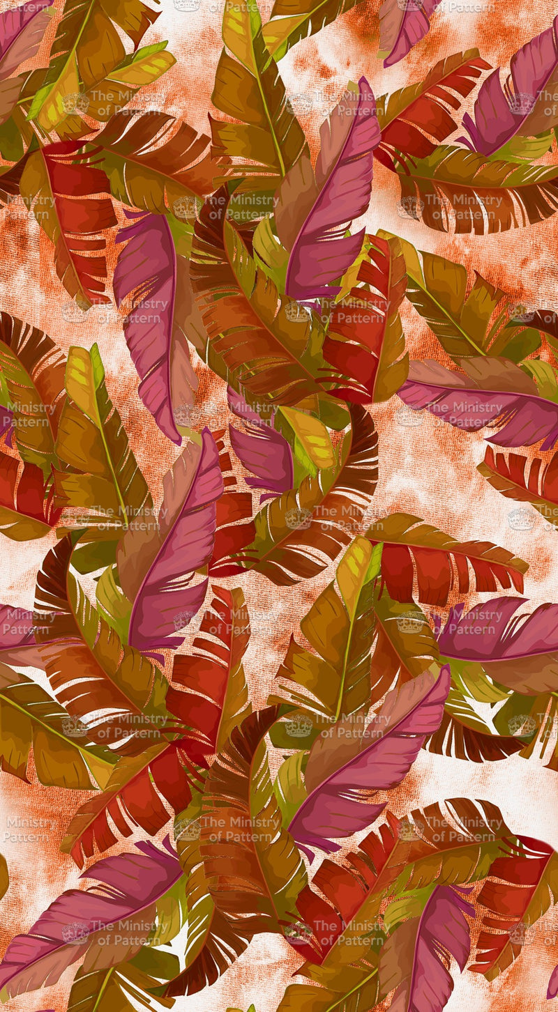 Graphic Tropical Leaves