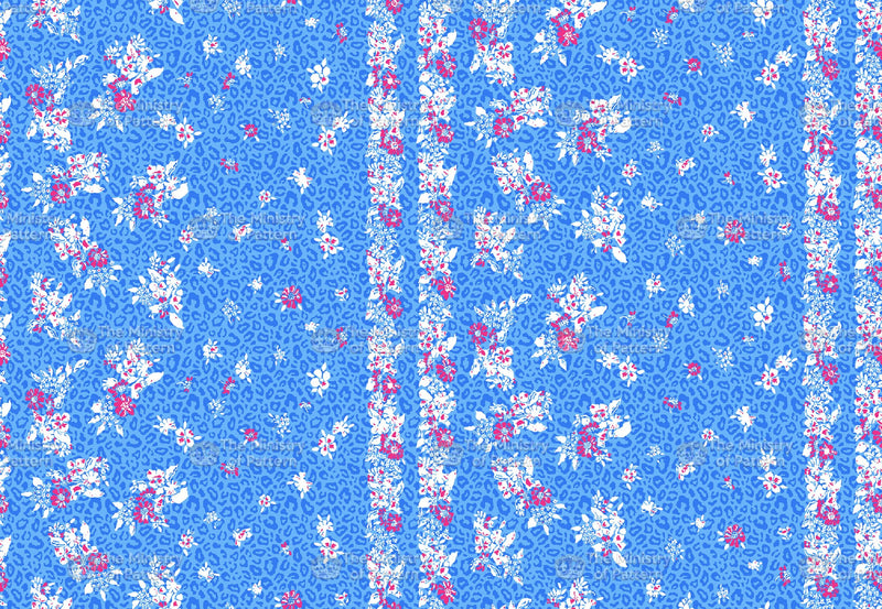 Non Print Leopard Small Floral Border - The Ministry Of Pattern - Patternsforlicensing-textilestudio-printdesignstudio-trendinspiration-digitalprintdesign-exclusivepattern-printtrends-patternoftheweek