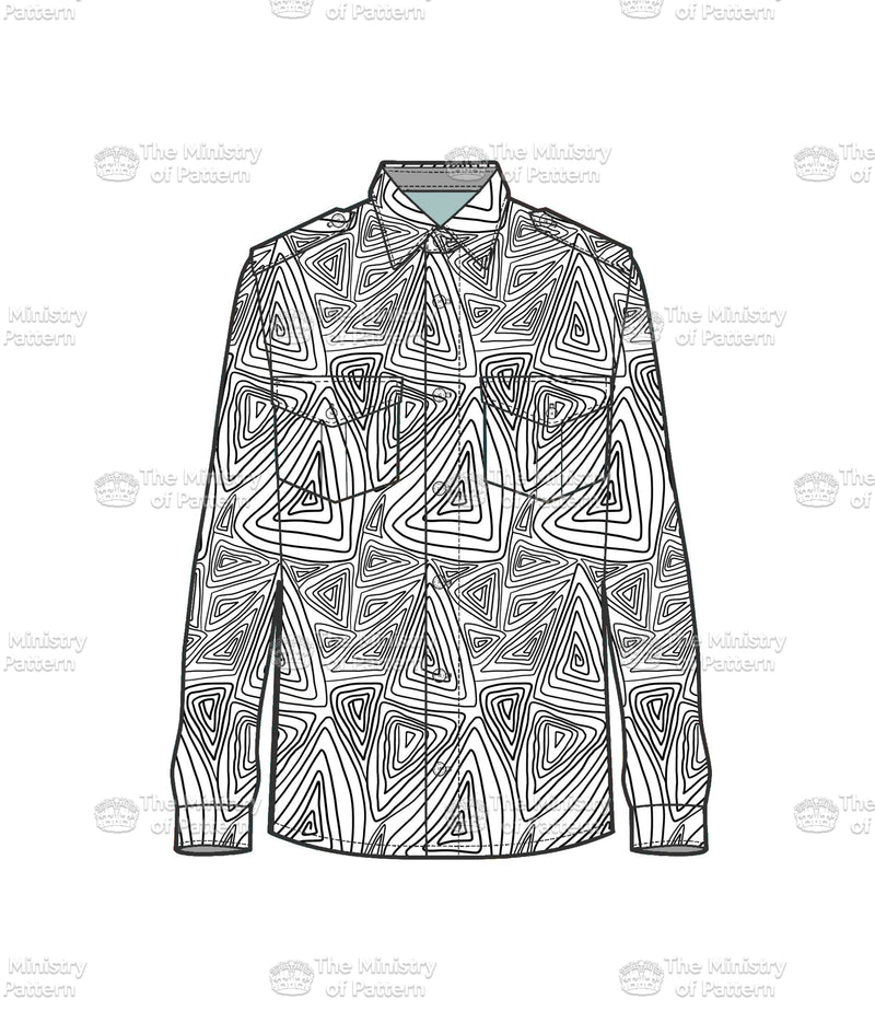 Art Deco Triangles - The Ministry Of Pattern - Patternsforlicensing-textilestudio-printdesignstudio-trendinspiration-digitalprintdesign-exclusivepattern-printtrends-patternoftheweek