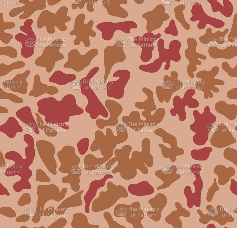 Distorted Animal Camouflage Print