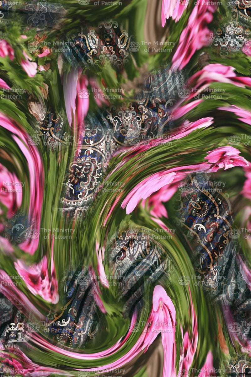 Warped Floral Paisley