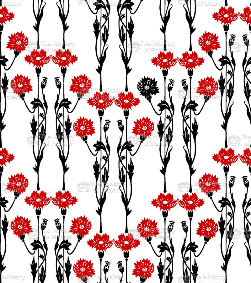 Stylised Linear Floral
