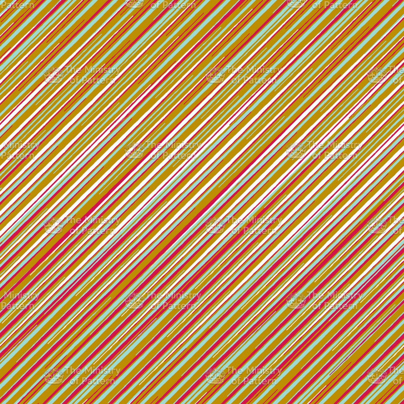 Watercolour Diagonal Stripes