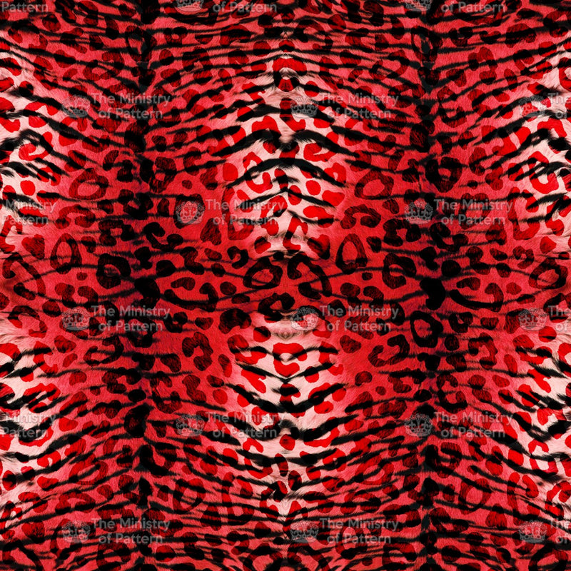 Leopard Watercolour Stripes