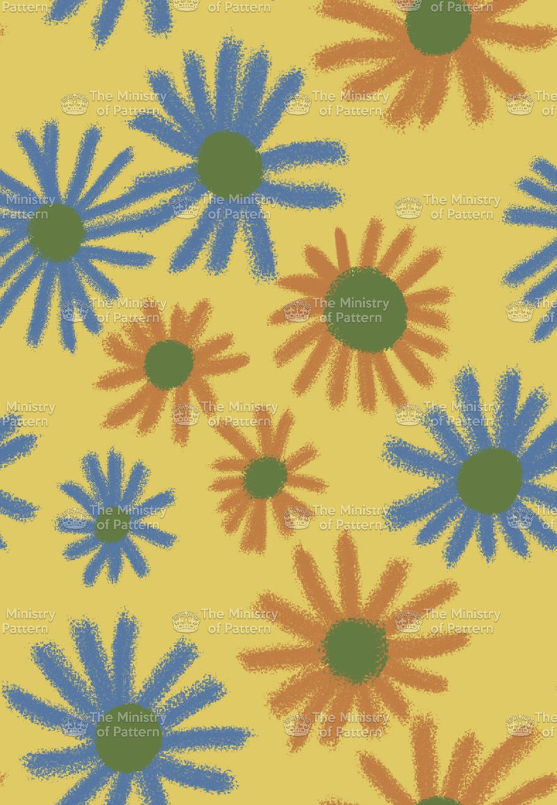 Brushstroke Daisy - The Ministry Of Pattern - Patternsforlicensing-textilestudio-printdesignstudio-trendinspiration-digitalprintdesign-exclusivepattern-printtrends-patternoftheweek
