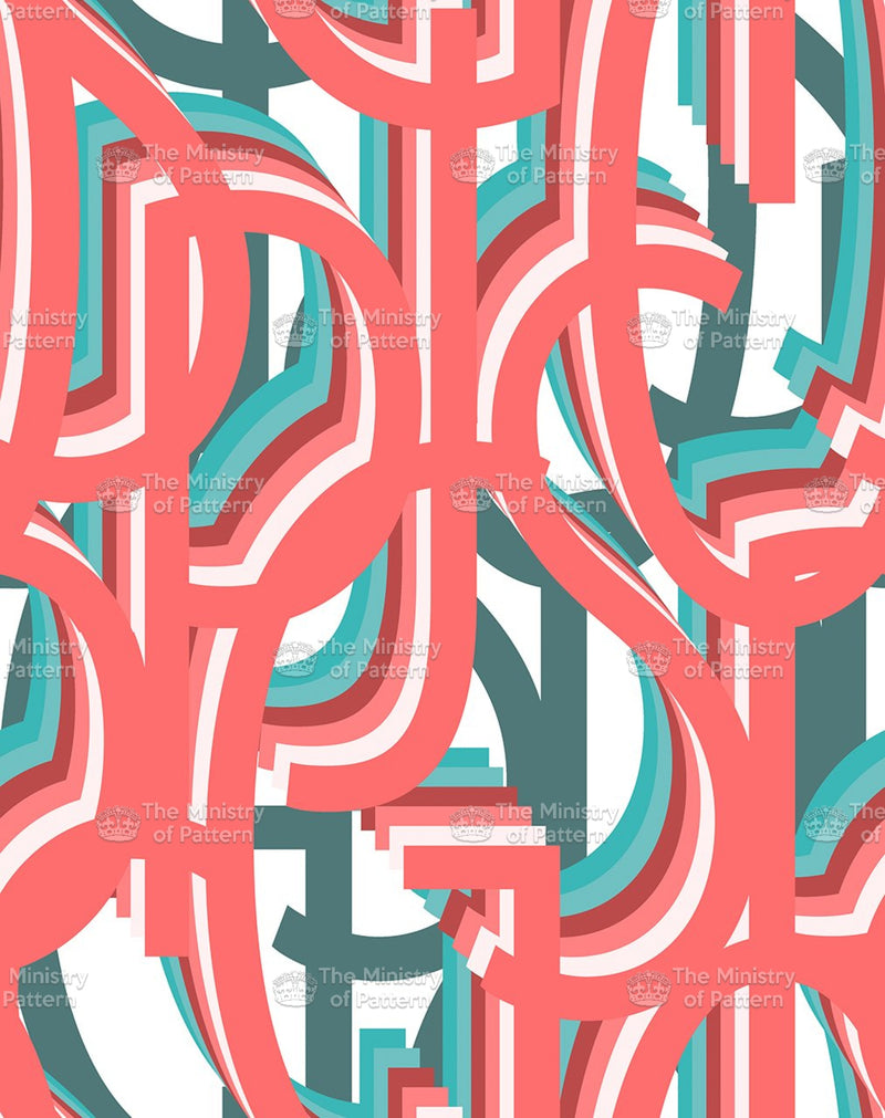 Layered Graphic Letters