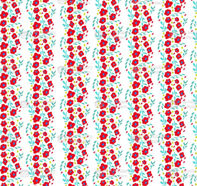 Decorative Floral Stripes - The Ministry Of Pattern - Patternsforlicensing-textilestudio-printdesignstudio-trendinspiration-digitalprintdesign-exclusivepattern-printtrends-patternoftheweek