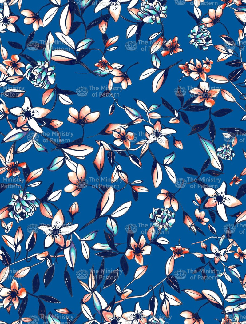 Illustrated Floral - The Ministry Of Pattern - Patternsforlicensing-textilestudio-printdesignstudio-trendinspiration-digitalprintdesign-exclusivepattern-printtrends-patternoftheweek