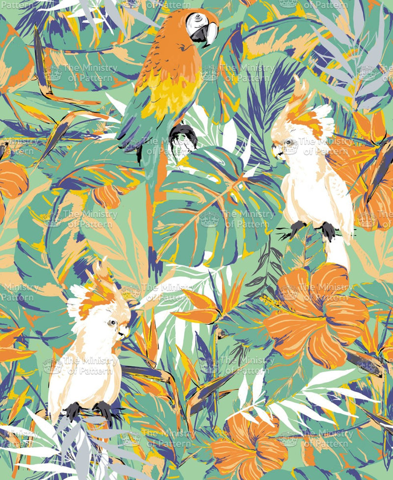 Birds of Paradise - The Ministry Of Pattern - Patternsforlicensing-textilestudio-printdesignstudio-trendinspiration-digitalprintdesign-exclusivepattern-printtrends-patternoftheweek